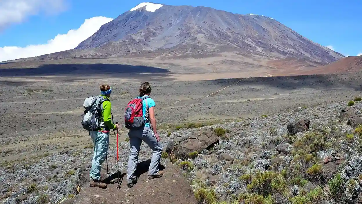Scenic Shira Plateau during 8 Days Private Lemosho Climb
